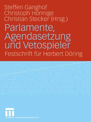 cover image of Parlamente, Agendasetzung und Vetospieler